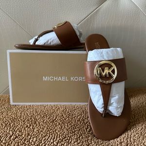 Authentic Michael Kors Leather Sandals